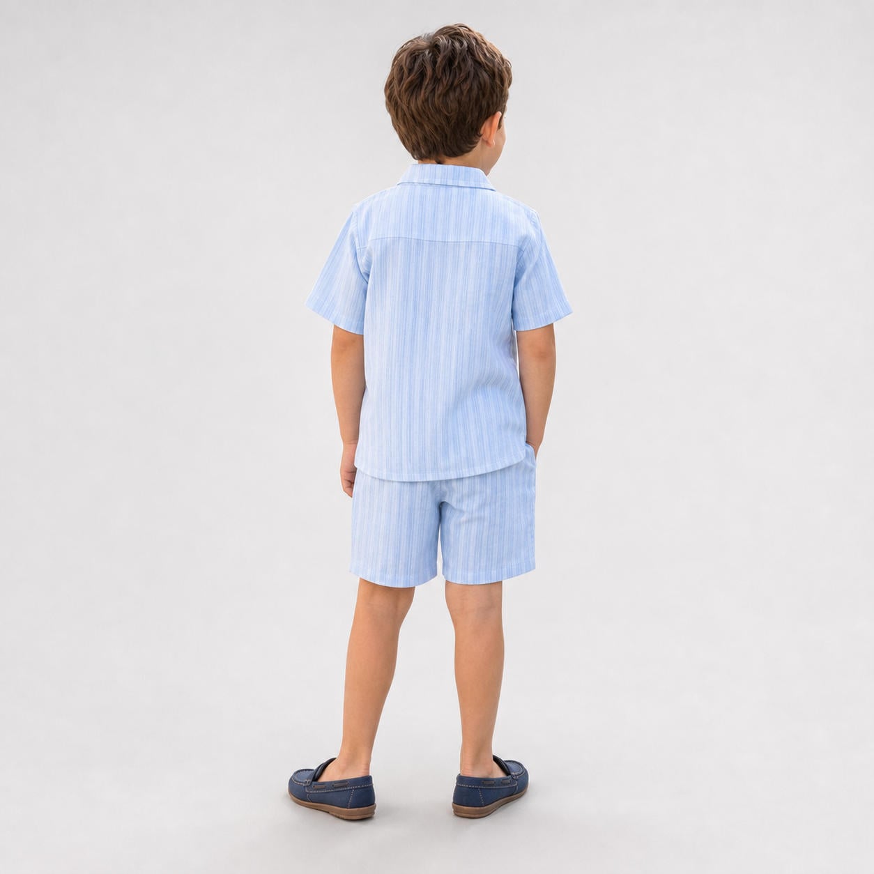 Jungen-Sommerpaket aus Kurzarmhemd und Shorts – Ansicht 2