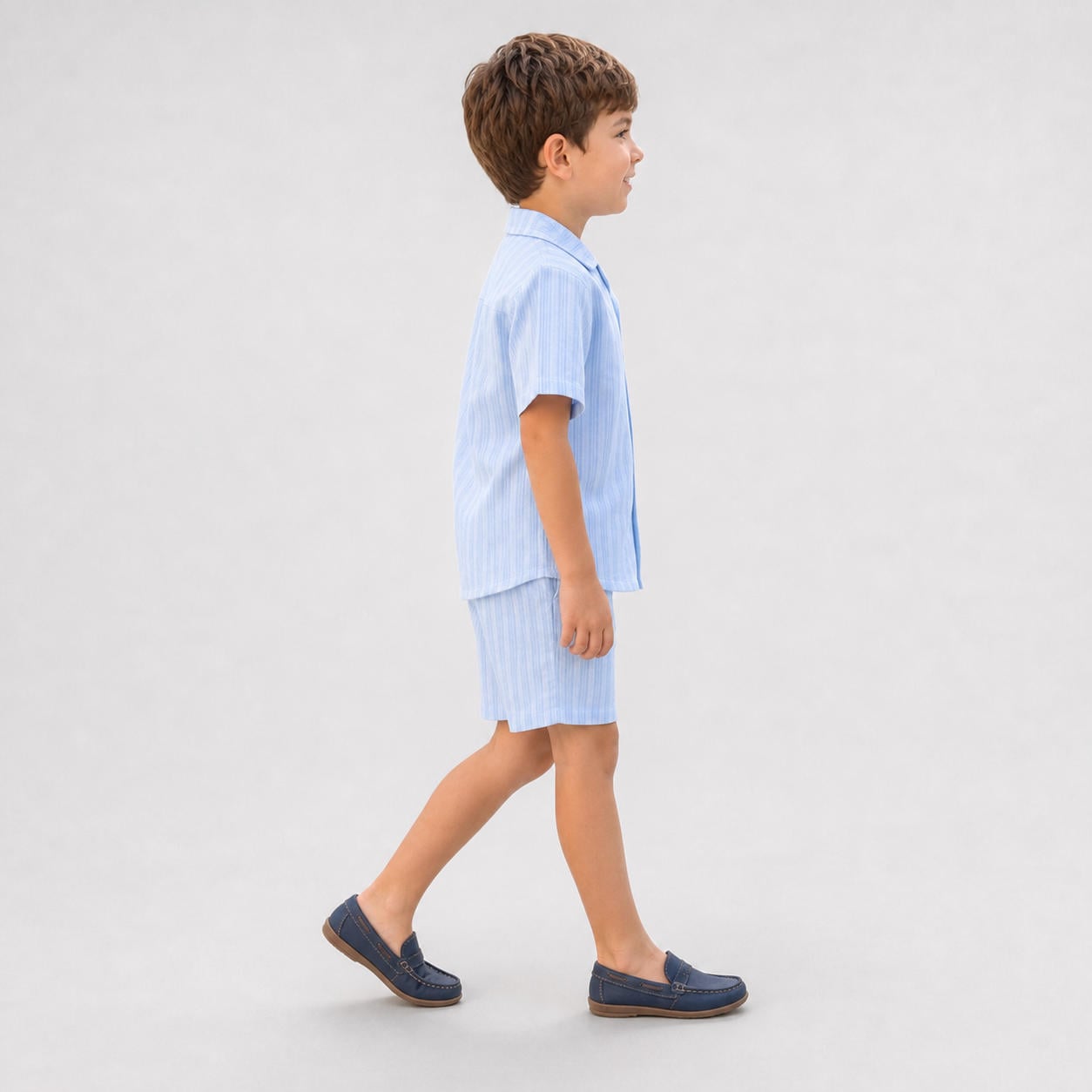 Jungen-Sommerpaket aus Kurzarmhemd und Shorts – Ansicht 3