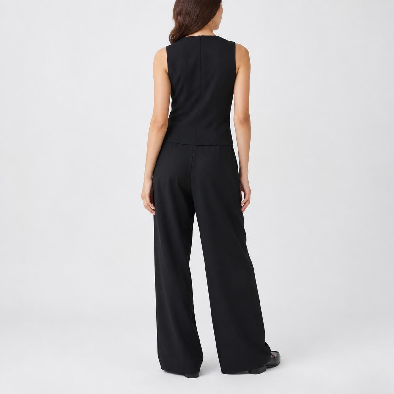 Elegante taillierte Weste mit Knöpfen – Ansicht 2