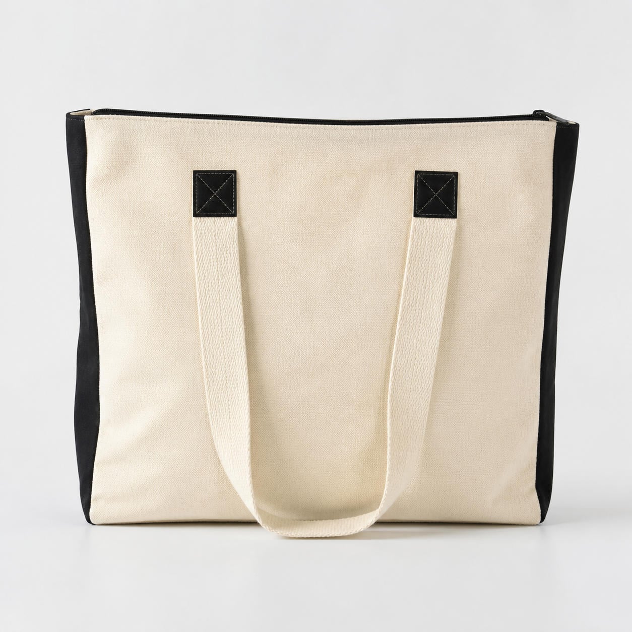 Selbst genähte Stofftasche mit Henkeln – Ansicht 2
