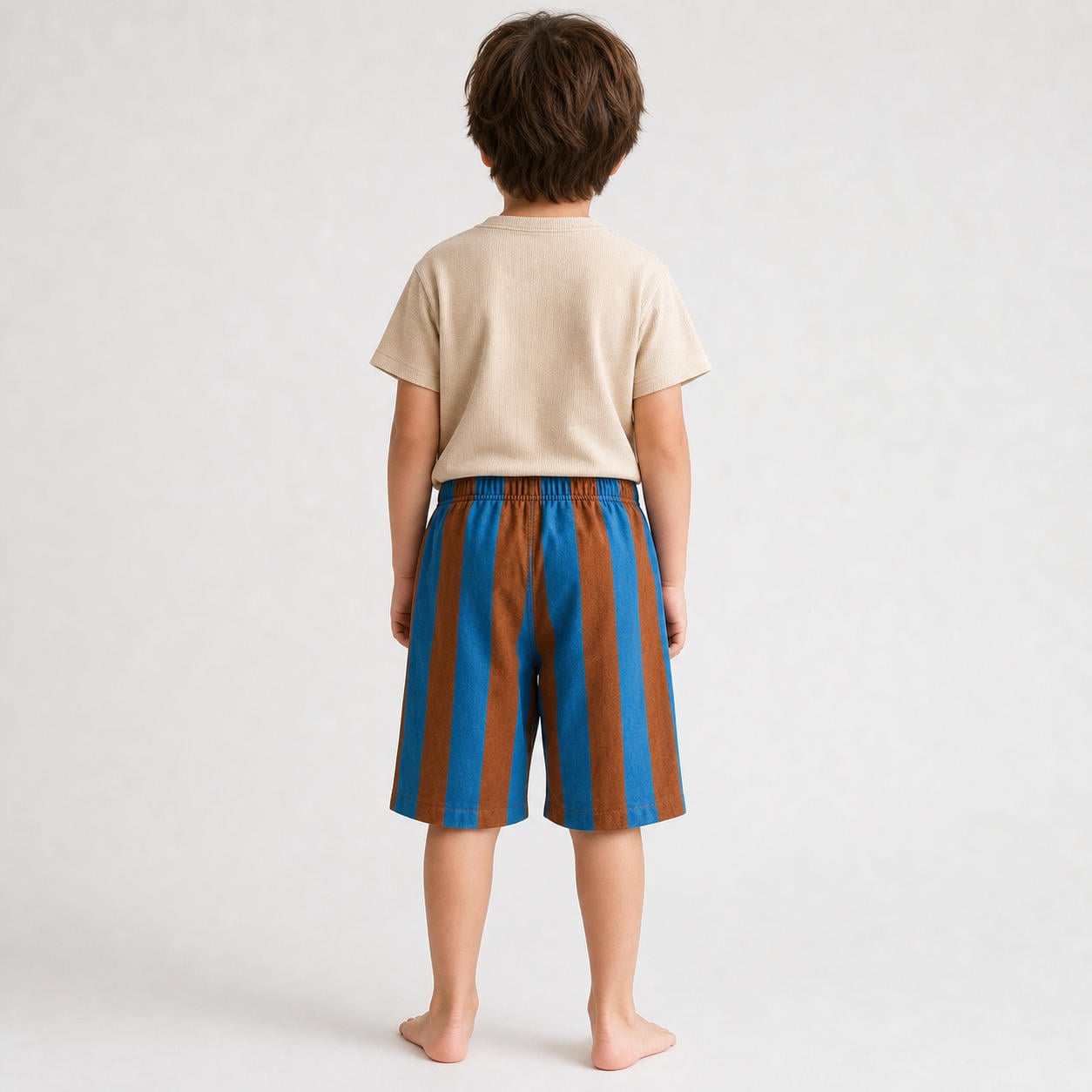 Bermuda-Sommershorts für Kinder mit Gummibund – Ansicht 2