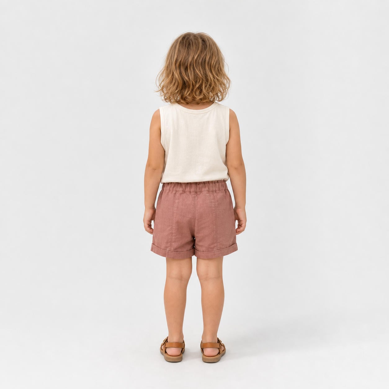 Minimalistisches ärmelloses Tanktop für Kinder – Ansicht 2
