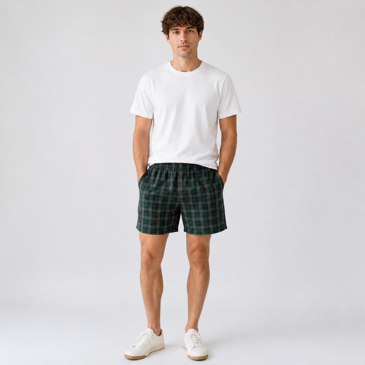 Lässige Herrenshorts mit Gummibund