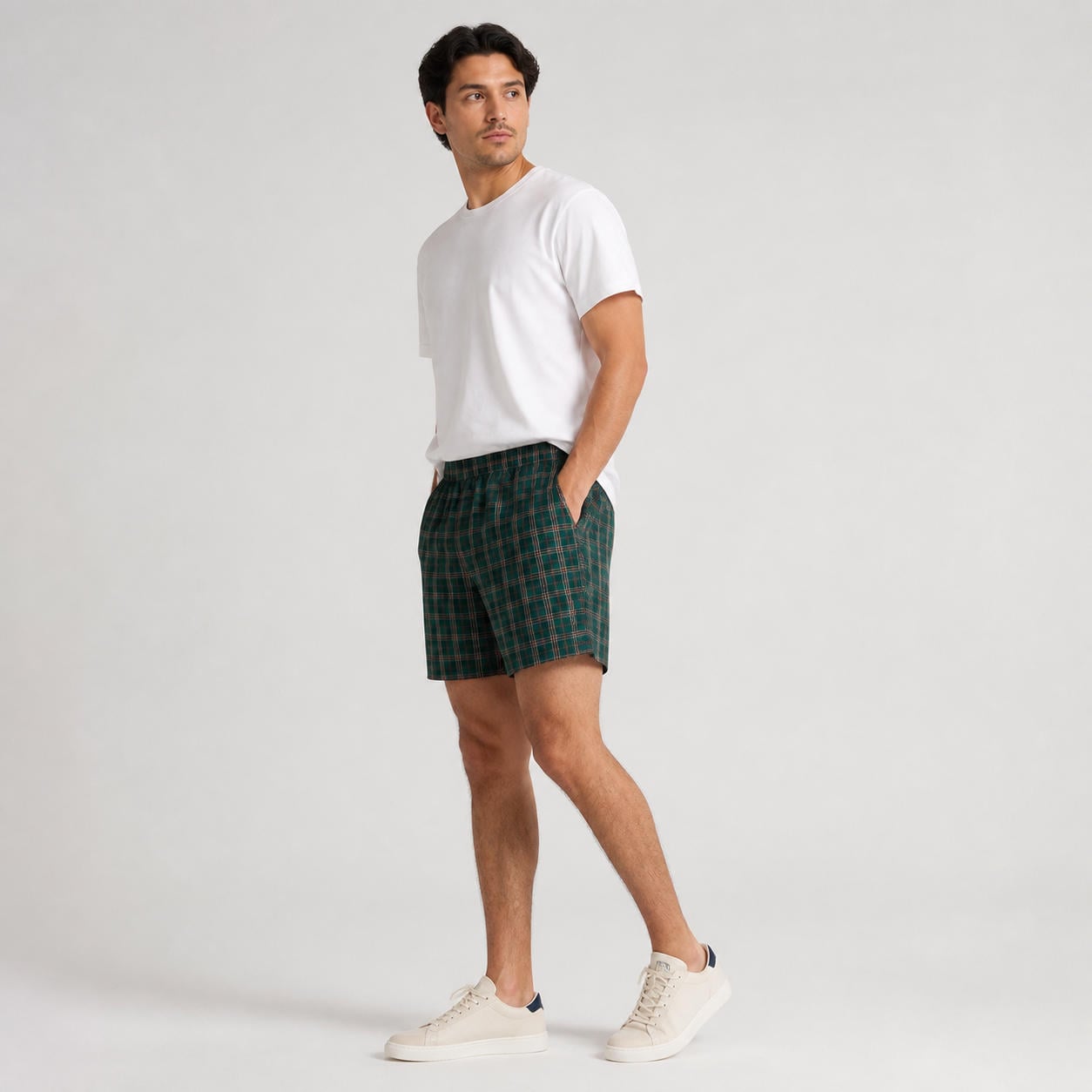 Lässige Herrenshorts mit Gummibund – Ansicht 3