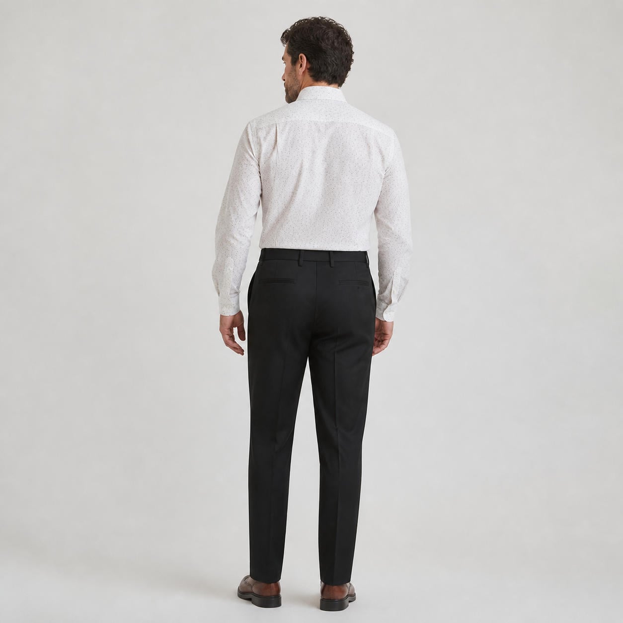 Klassische Herrenhose mit geradem Bein und Taschen – Ansicht 2