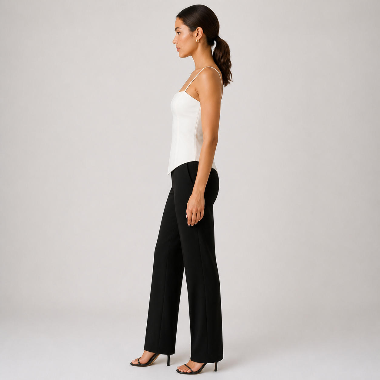 Asymmetrical Strap Tank Top – view 3