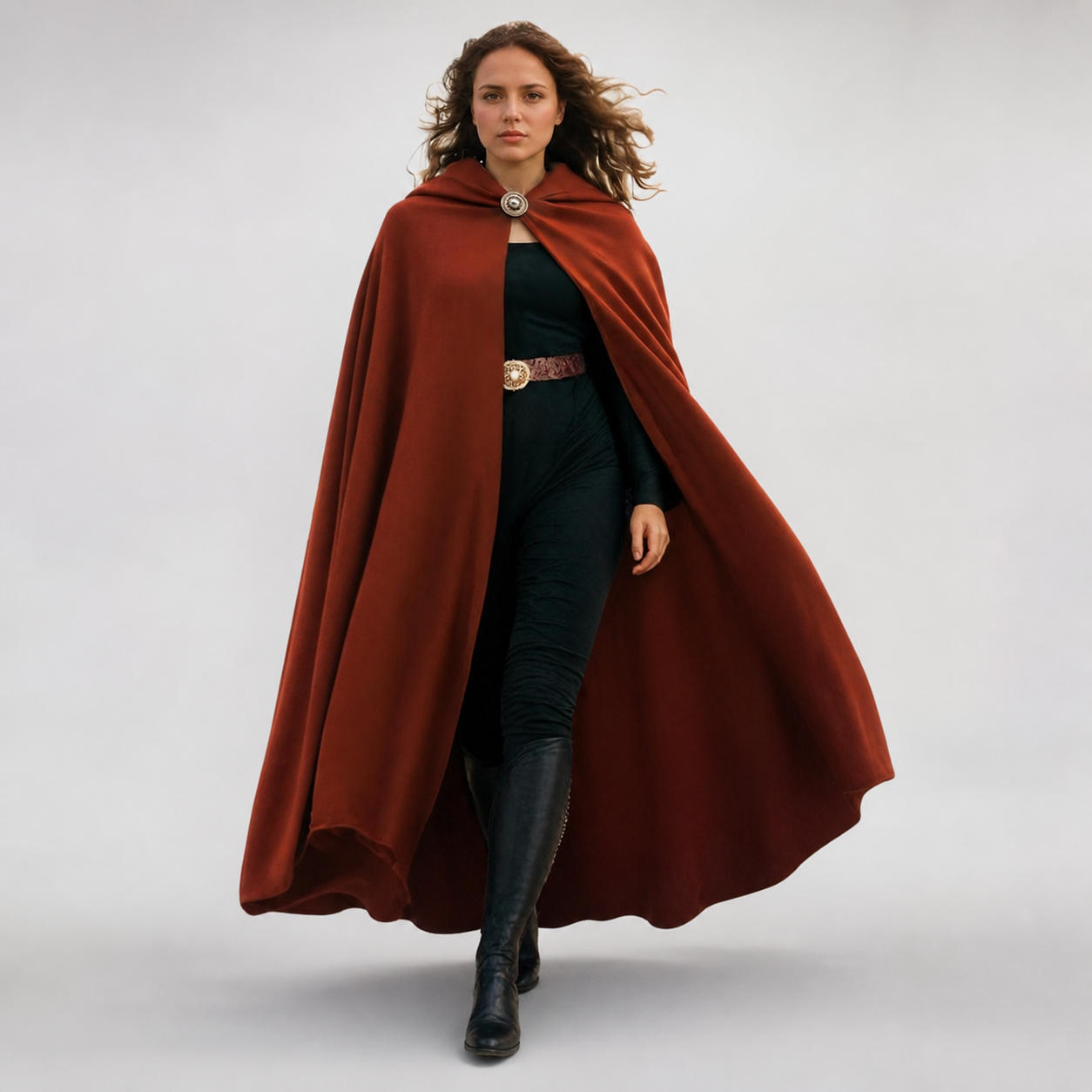 Fantasy Hooded Long Cloak Cape Pattern