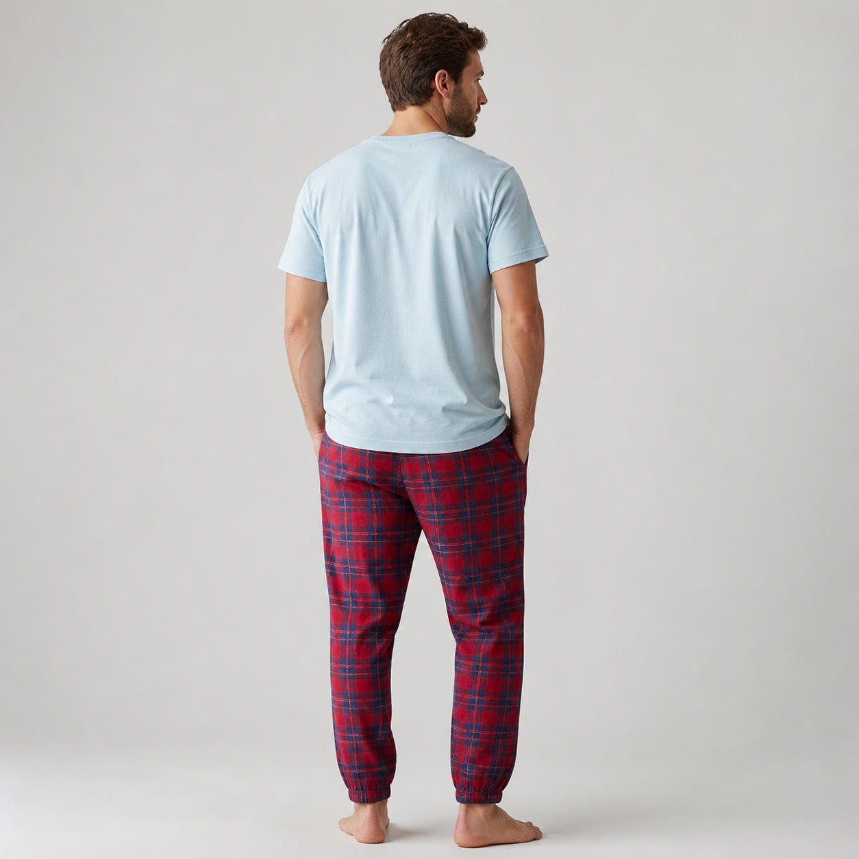 Men's Relaxed Linen Pyjama Set (Shirt + Pants) – view 2