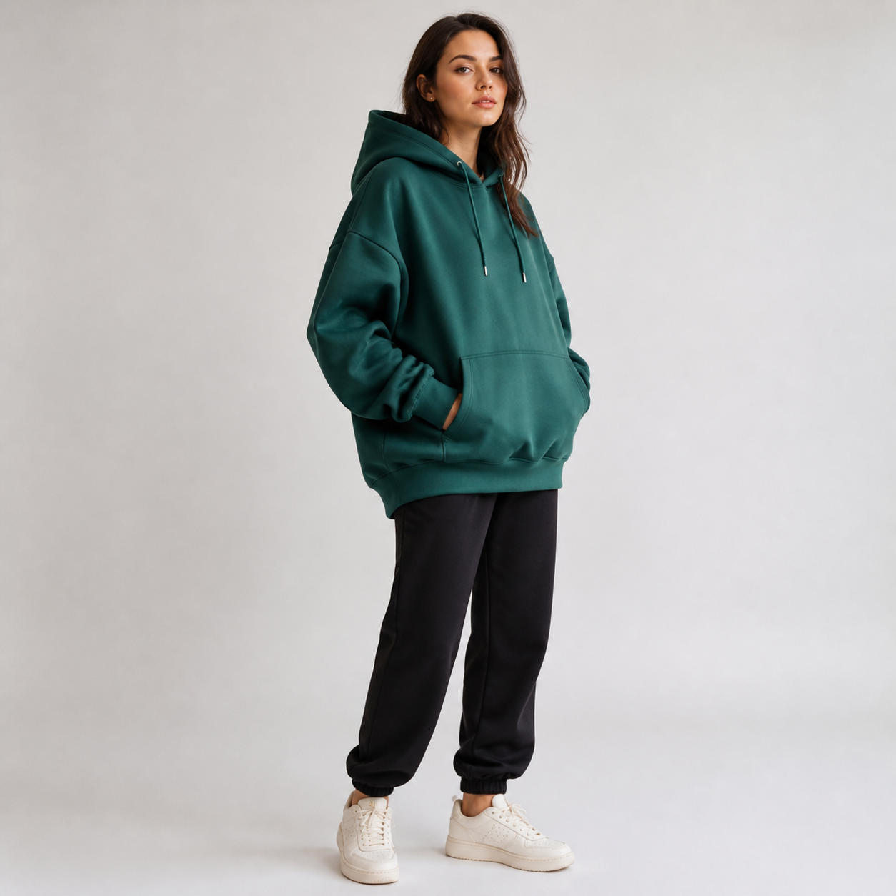 Women's Oversized Hoodie Sweatshirt with Hood – view 3