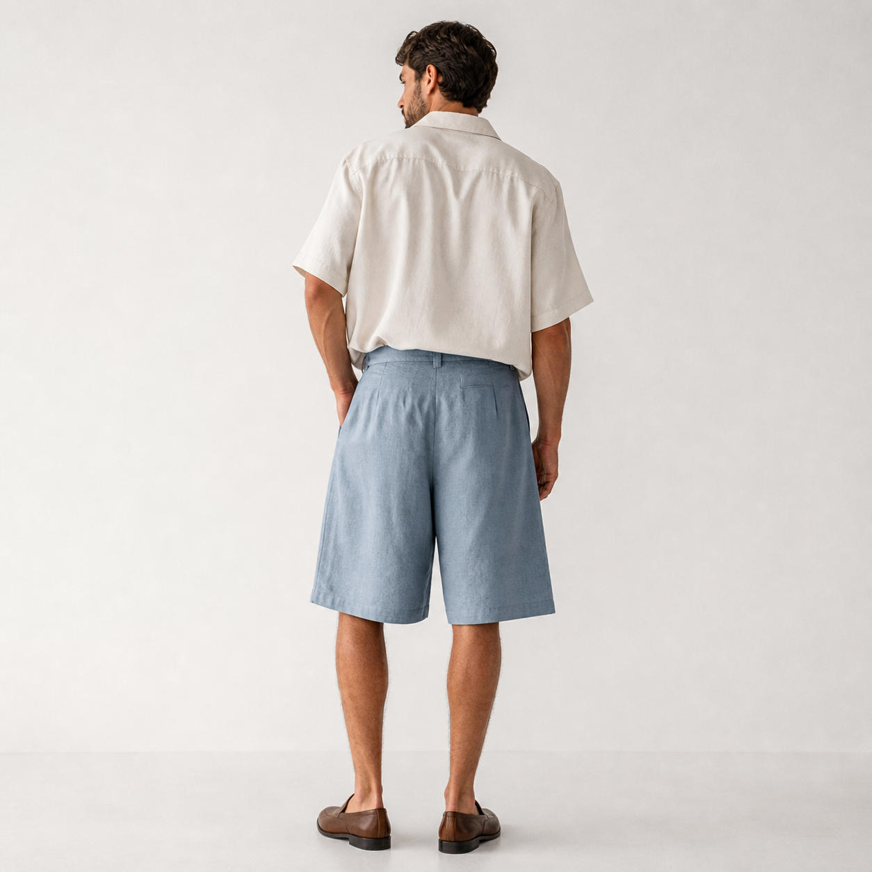 Men's Relaxed Fit Wide-Leg Summer Shorts – view 2