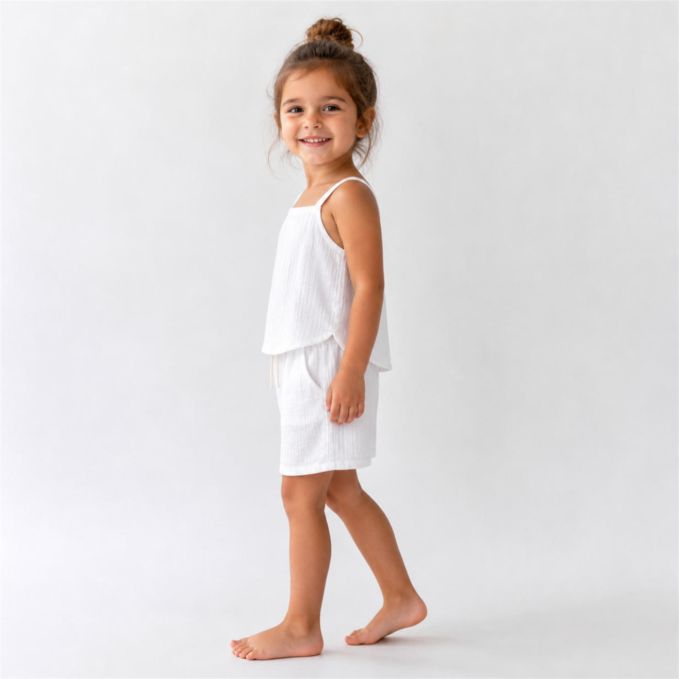 Girls' sleeveless top and shorts – view 3