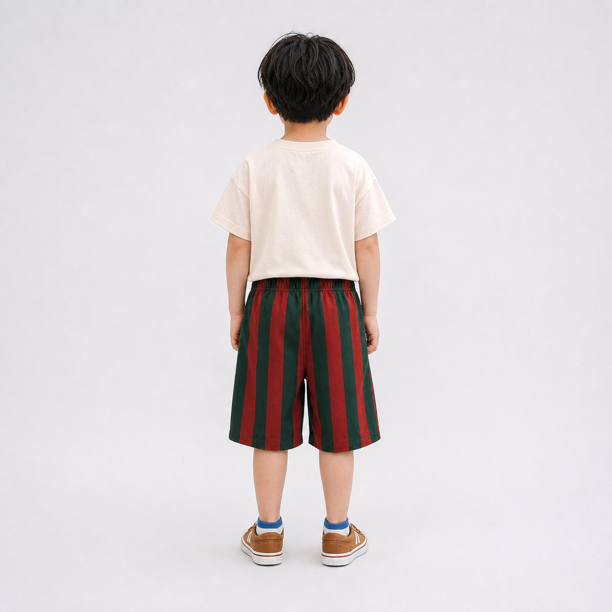 Boys Striped T-Shirt and Shorts Summer Set – view 2