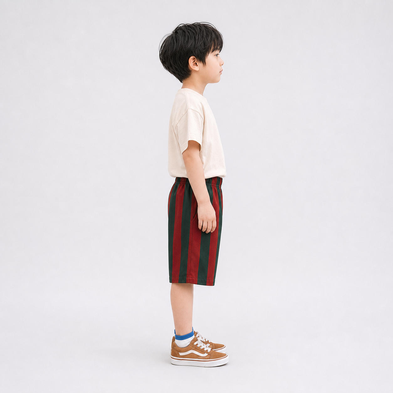Boys Striped T-Shirt and Shorts Summer Set – view 3