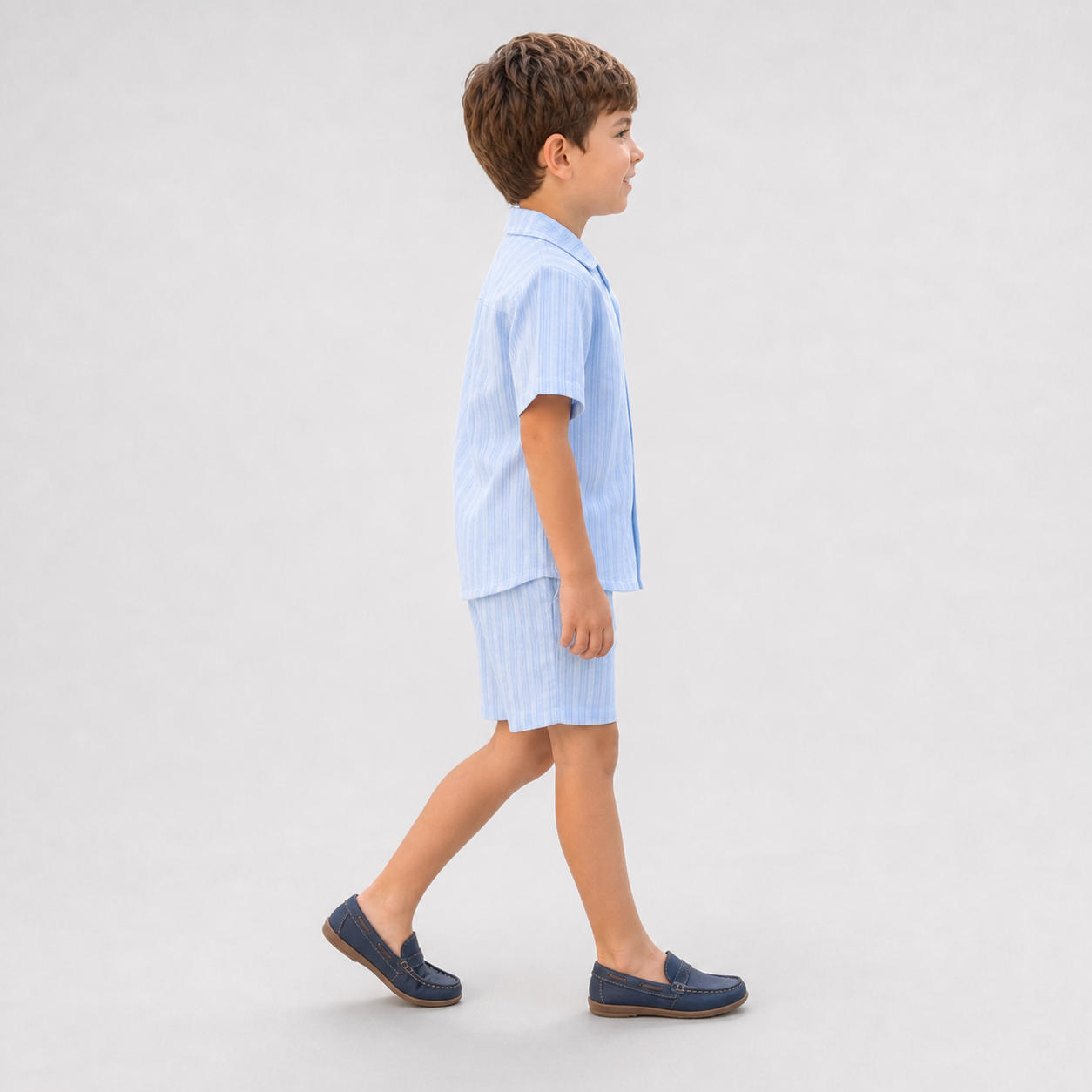 Boys Short Sleeve Shirt and Shorts Summer Bundle – view 3