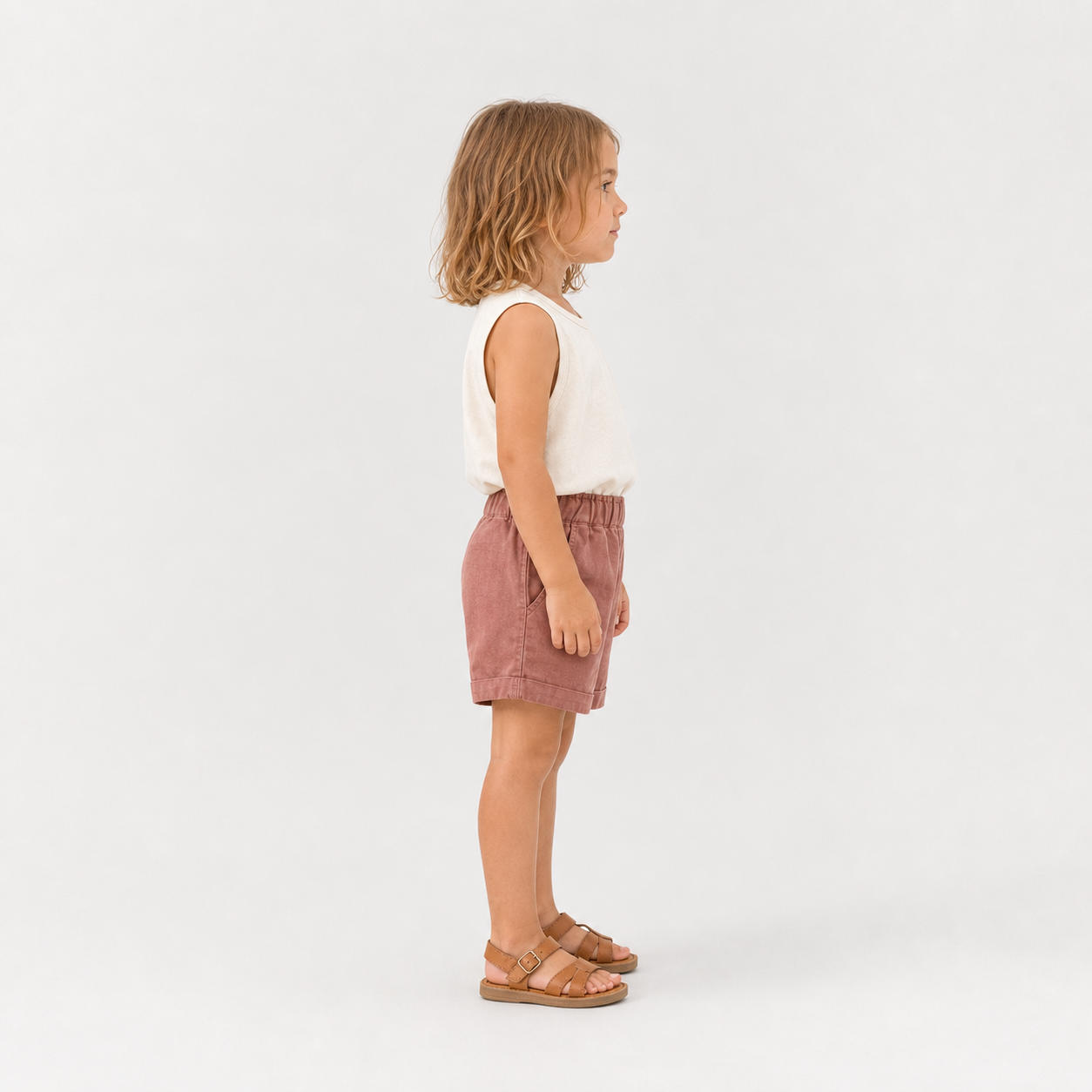 Kids Minimalist Sleeveless Tank Top – view 3