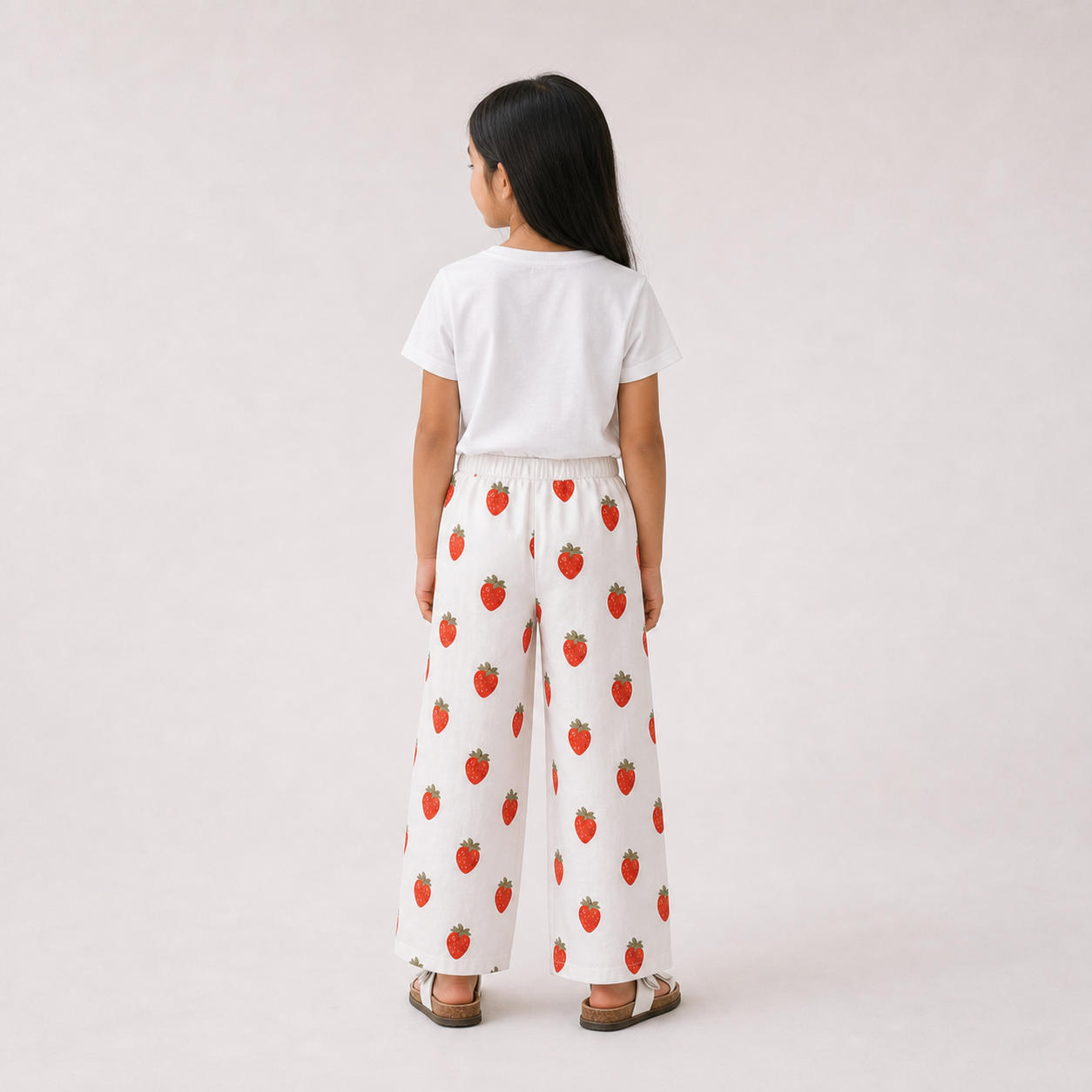 Girls Wide-Leg Linen Pants – view 2