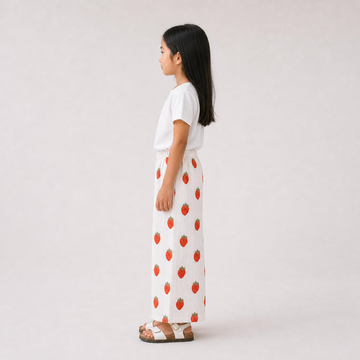 Girls Wide-Leg Linen Pants – view 3