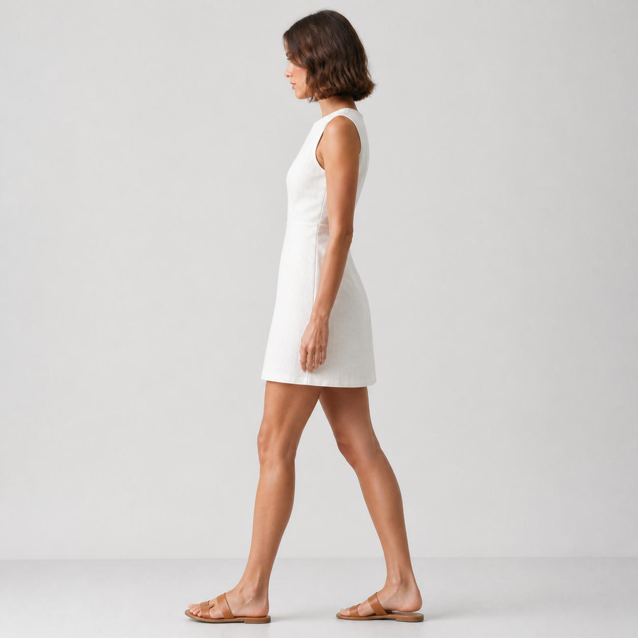 Sleeveless Summer A-Line Dress – view 3