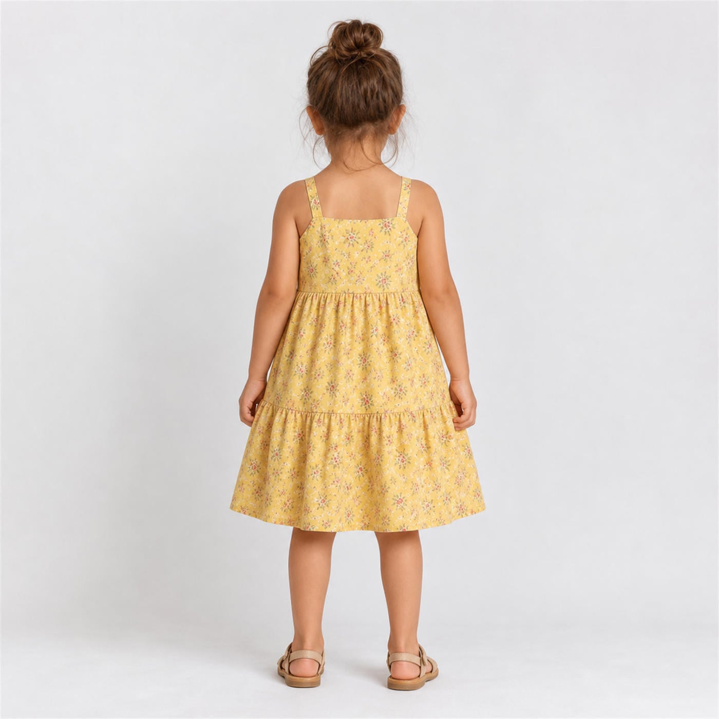 Stufen-Sommerkleid für Mädchen – Ansicht 4